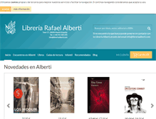 Tablet Screenshot of libreriaalberti.com